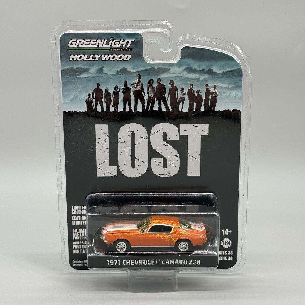 Greenlight 1:64 Lost 1971 Chevrolet Camaro Z28 Dirty Version Diecast 1/64 Car